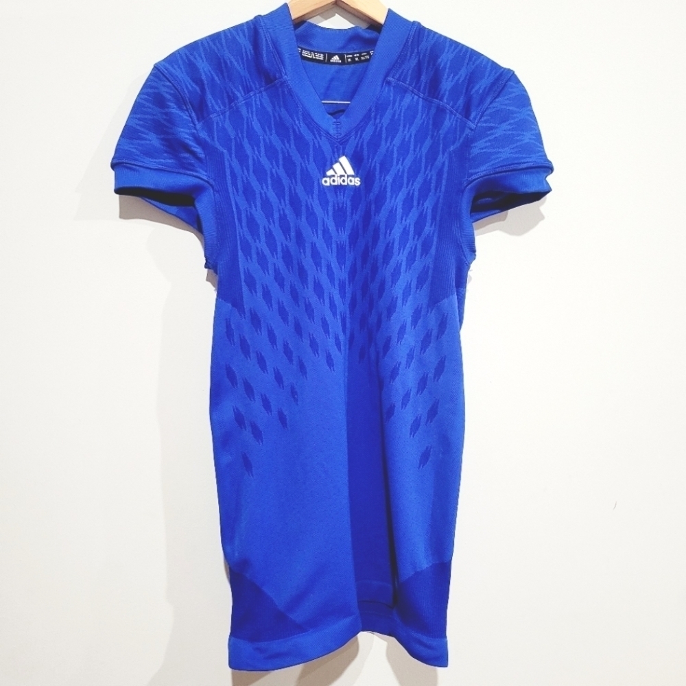 NWOT Adidas Techfit Primeknit Football Jersey Men’s Size XL Blue Compression Fit